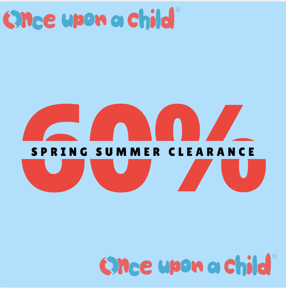 Save up to 60% off at out upcoming Spring Summer Clearance Sale July 11th and 12th